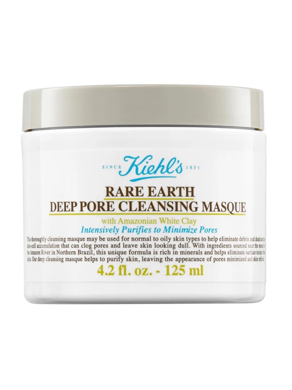 New Kiehl’s Rare Earth Deep Pore Cleansing Masque